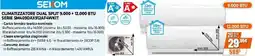 Expert SEKOM CLIMATIZZATORE DUAL SPLIT 9.000 + 12.000 BTU SERIE SM409DAX912AF4WKIT offerta
