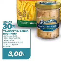Ekom Trancetti di tonno NOSTROMO offerta