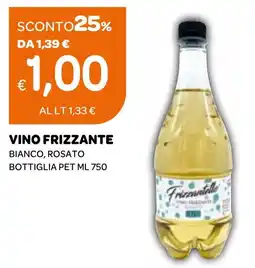 Ekom Vino frizzante bianco, rosato offerta