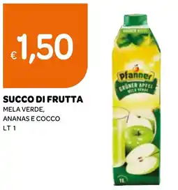 Ekom Pfanner succo di frutta mela verde, ananas e cocco offerta