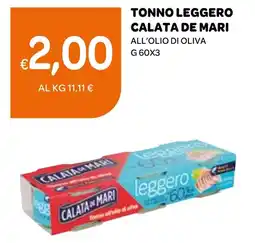 Ekom Tonno leggero calata de mari all'olio di oliva offerta