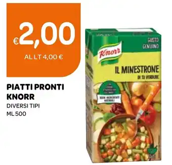 Ekom Piatti pronti KNORR offerta