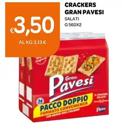 Ekom Crackers gran pavesi salati offerta