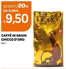 Ekom Caffè in grani CHICCO D'ORO offerta