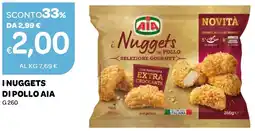 Ekom I nuggets di pollo AIA offerta
