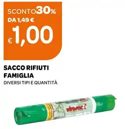 Ekom Sacco rifiuti famiglia offerta