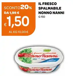 Ekom Il fresco spalmabile NONNO NANNI offerta