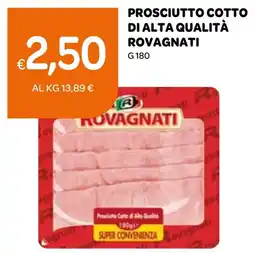 Ekom Prosciutto cotto di alta qualità ROVAGNATI offerta