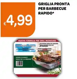 Ekom Griglia pronta per barbecue rapido offerta