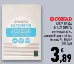 Conad Superstore Carta bianca di alta qualità offerta