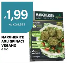 Ekom Margherite agli spinaci VEGAMO offerta