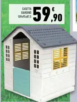 Conad Superstore Casetta giardino 109x95x87,5 offerta