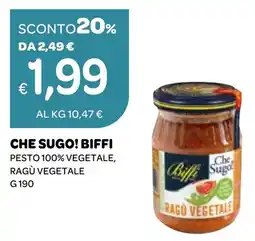 Ekom Che sugo! biffi pesto 100% vegetale, ragù vegetale offerta