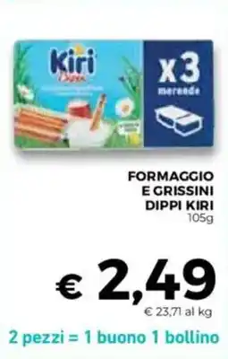 Conad Superstore Formagg e grissin dippi KIRI offerta