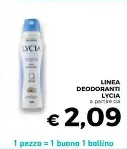 Conad Superstore Linea deodoranti LYCIA offerta