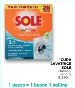 Conad Superstore Cura lavatrice SOLE offerta