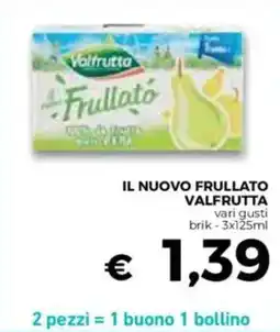Conad Superstore Il nuovo frullato VALFRUTTA offerta