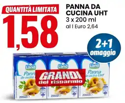 Eurospin Land panna da cucina uht offerta
