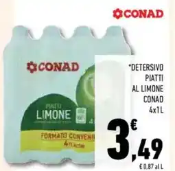 Conad Superstore Detersivo piatti al limone CONAD offerta