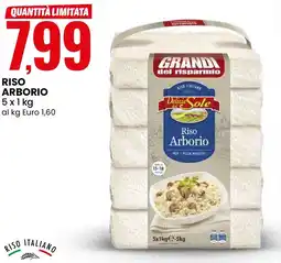 Eurospin Delizie dal sole riso arborio offerta