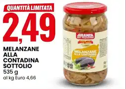 Eurospin Delizie dal sole melanzane alla contadina sottolio offerta