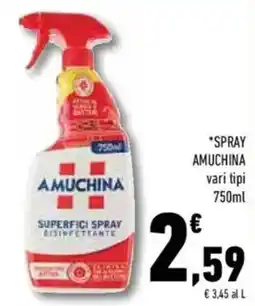 Conad Superstore Spray AMUCHINA offerta