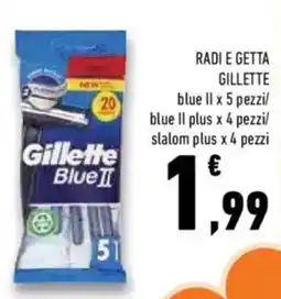 Conad Superstore Radi e getta GILLETTE offerta