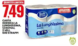 Eurospin Soft dream carta igienica la lunghissima offerta