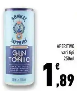 Conad Superstore Bombay sapphire aperitivo offerta