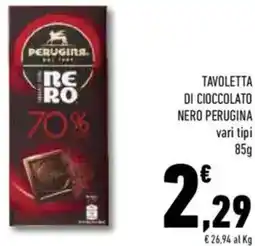 Conad Superstore Tavoletta di cioccolato NERO PERUGINA offerta