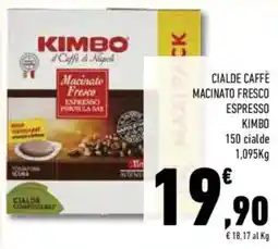 Conad Superstore Cialde caffè macinato fresco KIMBO espresso offerta