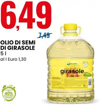 Eurospin Olio di semi di girasole offerta