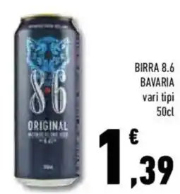 Conad Superstore Birra 8.6 BAVARIA offerta