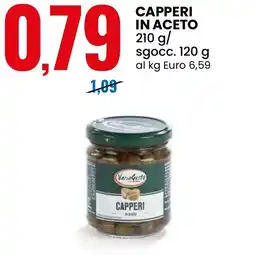 Eurospin Variagusto capperi in aceto offerta