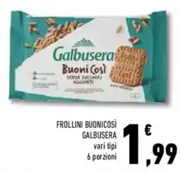 Conad Superstore Frollini buonicosì GALBUSERA offerta