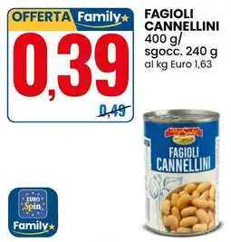Eurospin Delizie dal sole fagioli cannellini offerta