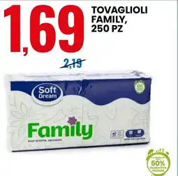 Eurospin Soft dream tovaglioli family offerta