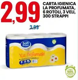 Eurospin Carta igienica la profumata offerta