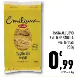 Conad Superstore Pasta all'uovo emiliane BARILLA offerta