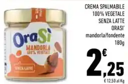 Conad Superstore Crema spalmabile 100% vegetale senza latte ORASI offerta