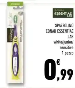 Conad Superstore Spazzolino CONAD ESSENTIAE LAB offerta