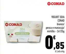 Conad Superstore Yogurt soia CONAD offerta
