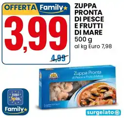 Eurospin Athena zuppa pronta di pesce e frutti di mare offerta