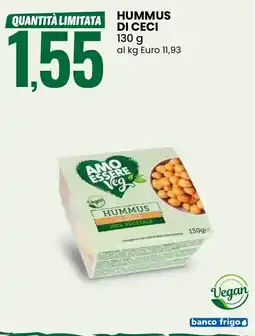 Eurospin Amo essere veg hummus di ceci offerta