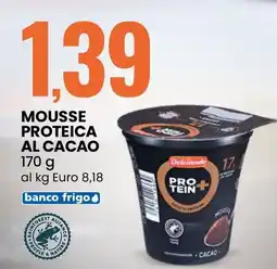 Eurospin Dolciando mousse proteica al cacao offerta