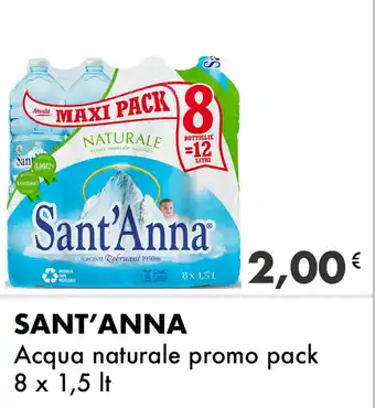 SANT'ANNA Acqua naturale promo pack