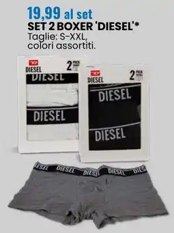 Eurospin Set 2 boxer 'diesel' offerta