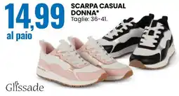 Eurospin Glissade scarpa casual donna offerta