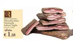 Conad Pancetta stesa Nazionale Salumi Triglia offerta