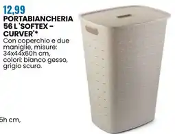 Eurospin Portabiancheria 56 l 'softex- curver' offerta